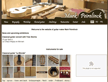 Tablet Screenshot of markpeirelinck.com